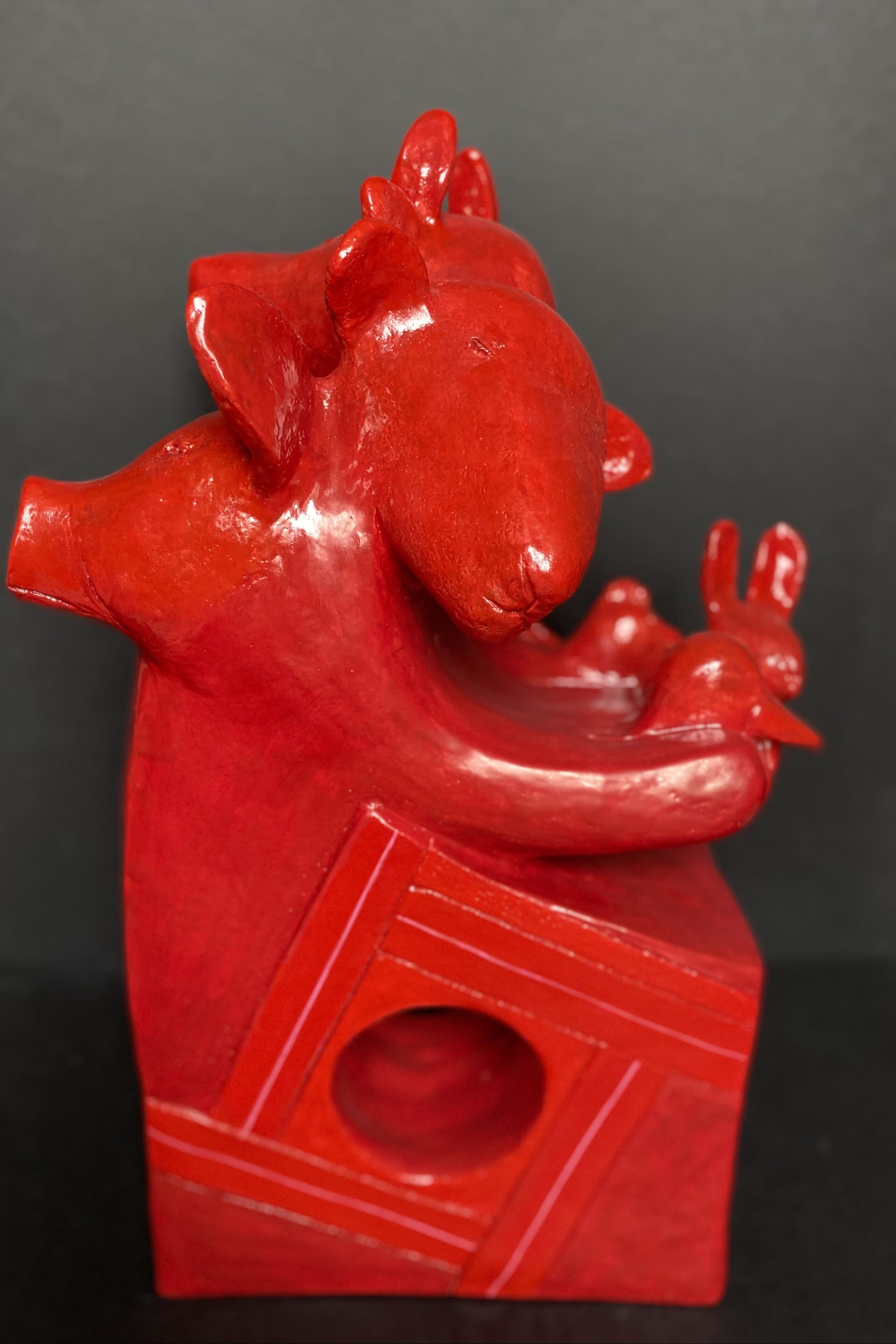 Sculptures originales représentant le secteur de la ferme du Marché International de Rungis