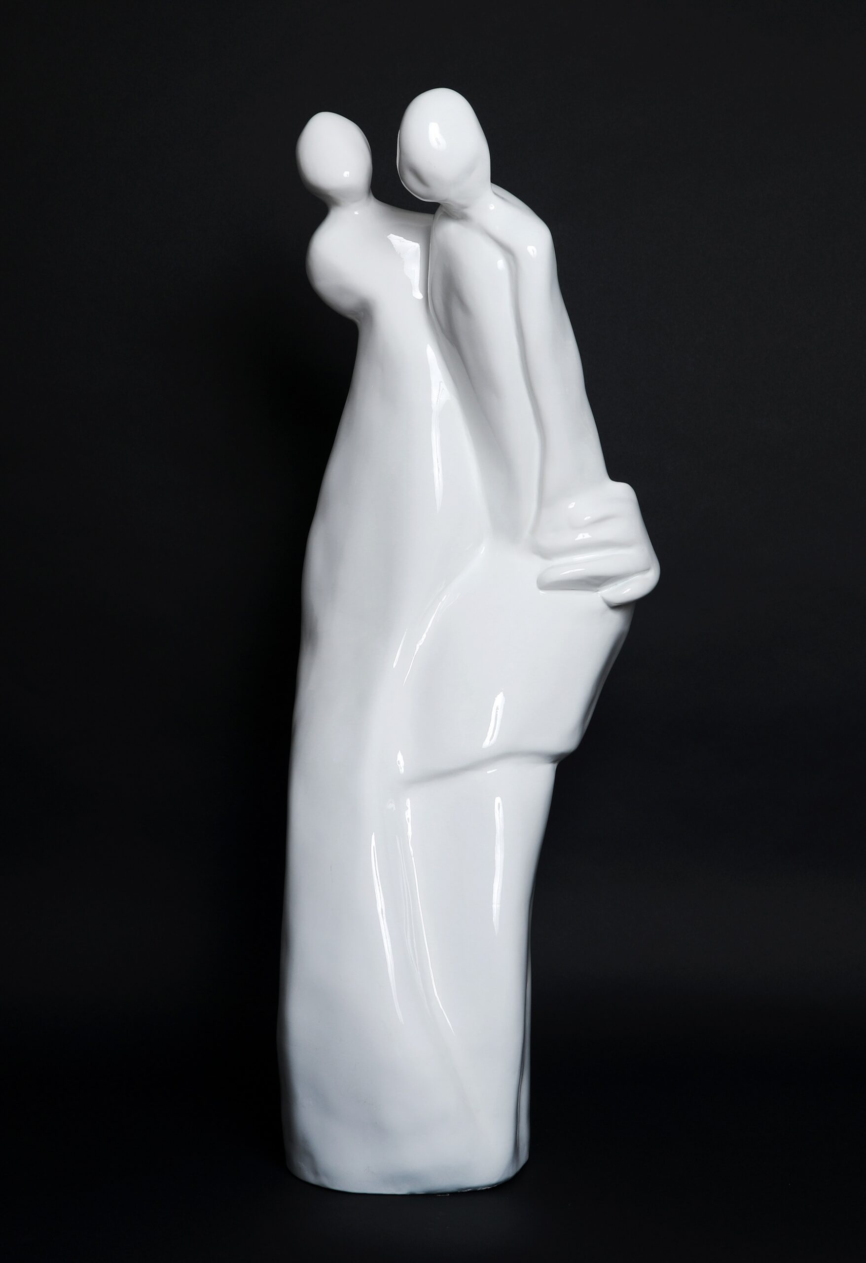 Sylvie Malys - artiste sculptrice - Promenade dans l'écume en grand format en blanc