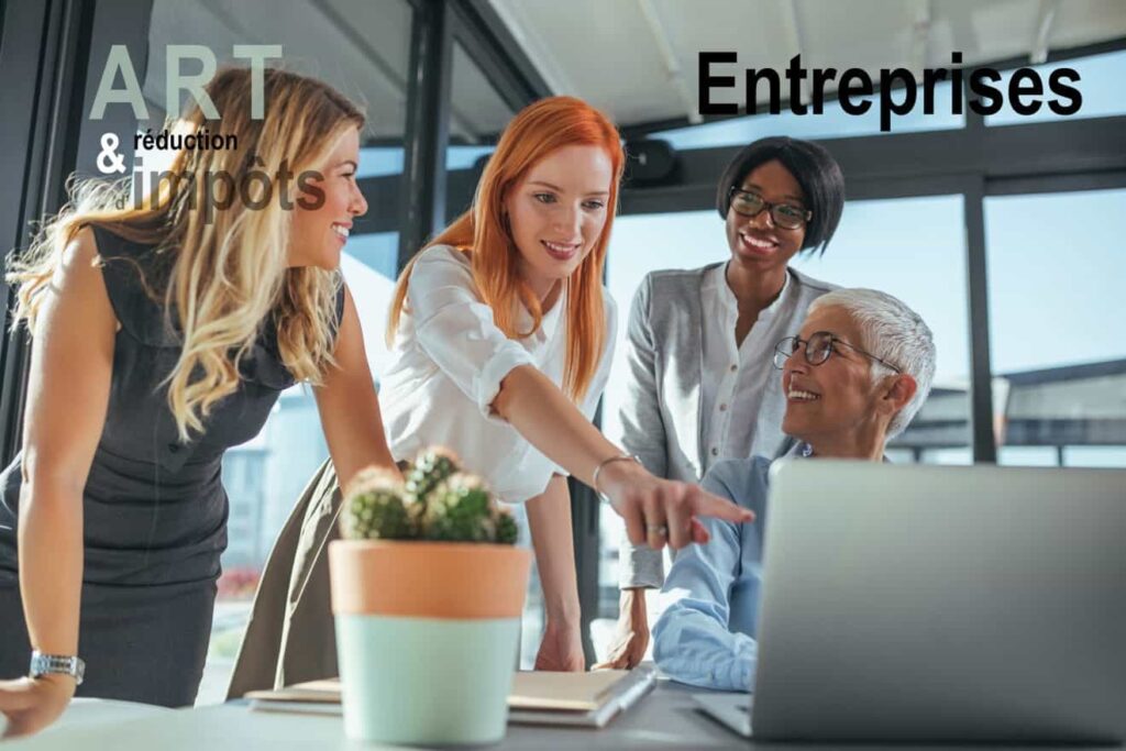 Art et fiscalite reduction impots des entreprise
